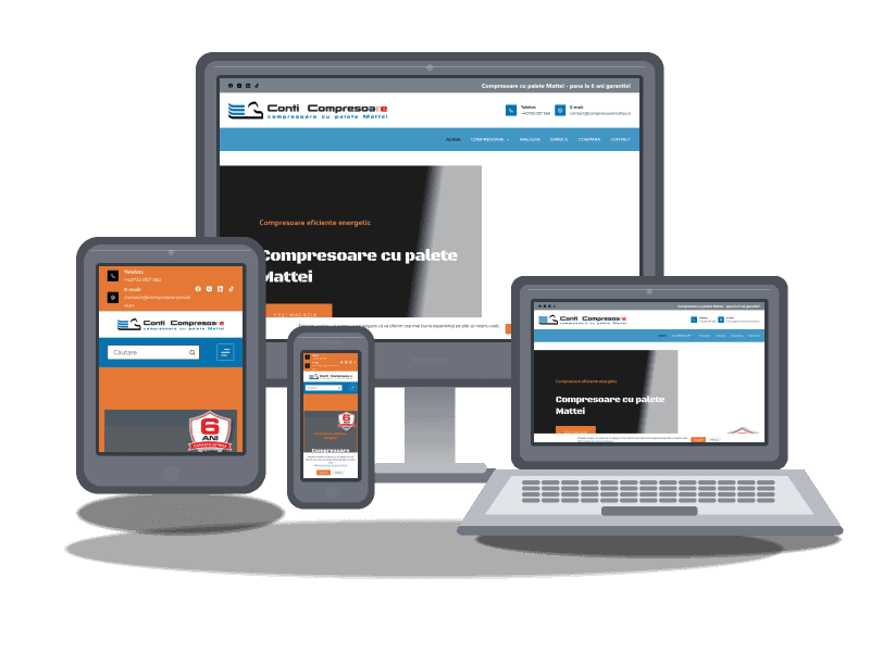 CompresoareMattei.ro – magazin online 7 magazin online de brand CompresoareMattei.ro - proiect la cheie realizat de Terra Sacrae Agency