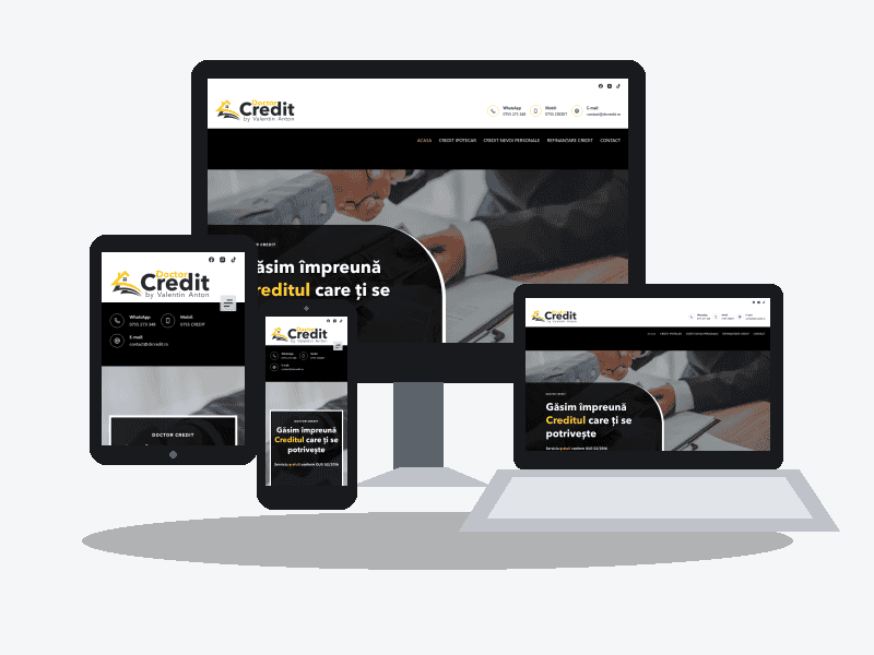 Site de prezentare DrCredit.ro 34 site de prezentare DrCredit.ro - proiect SEO si mobile first