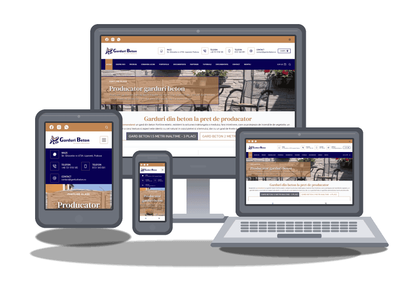Magazin online Garduribeton.ro 19 Magazin online Garduribeton.ro realizat la cheie de Terra Sacrae
