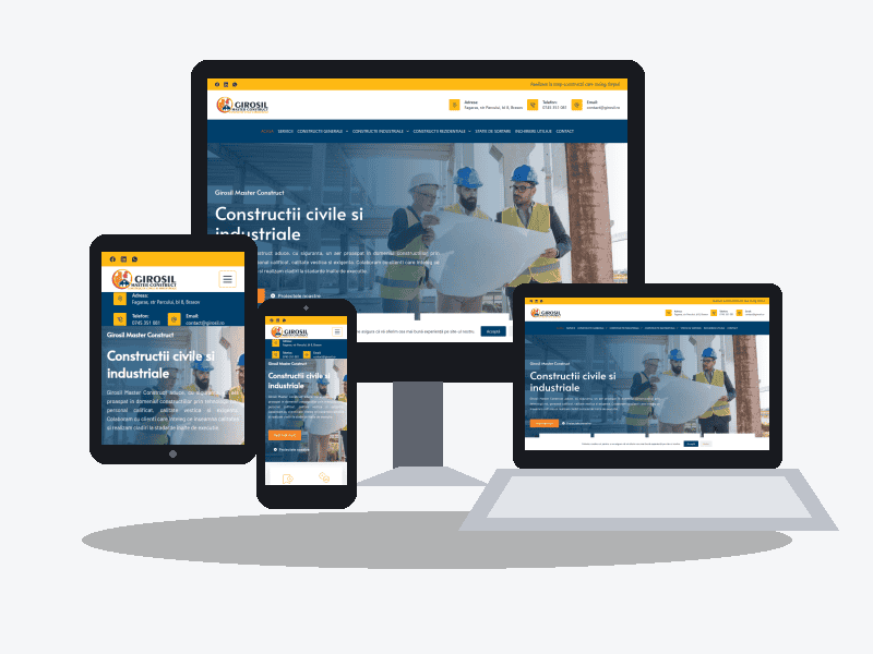 site de prezentare Girosil.ro cu design mobile first si optimizare SEO site de prezentare Girosil.ro cu design mobile first si optimizare SEO