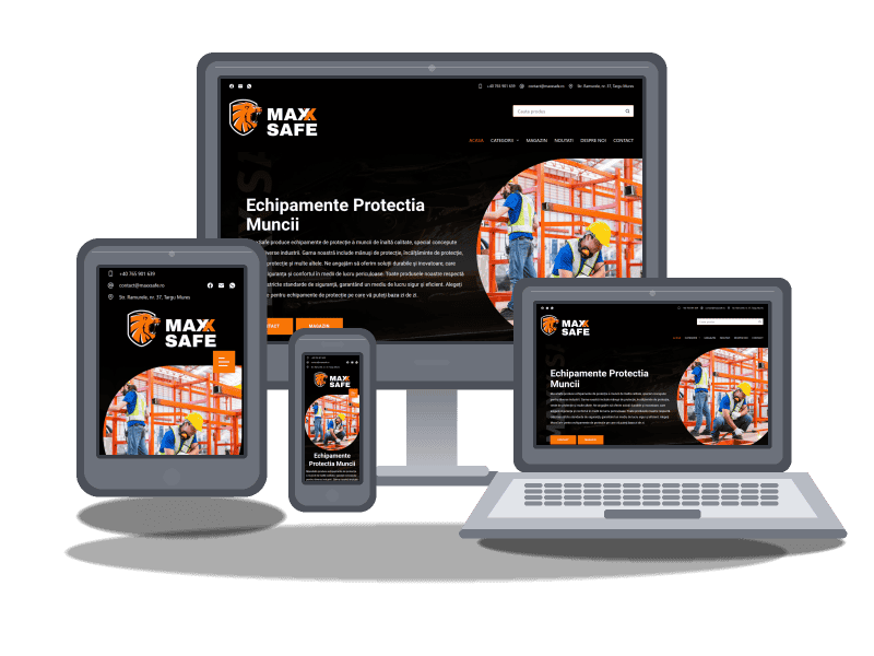 MaxxSafe.ro – magazin online 4 magazin online B2B MaxxSafe.ro - proiect la cheie realizat de Terra Sacrae Agency