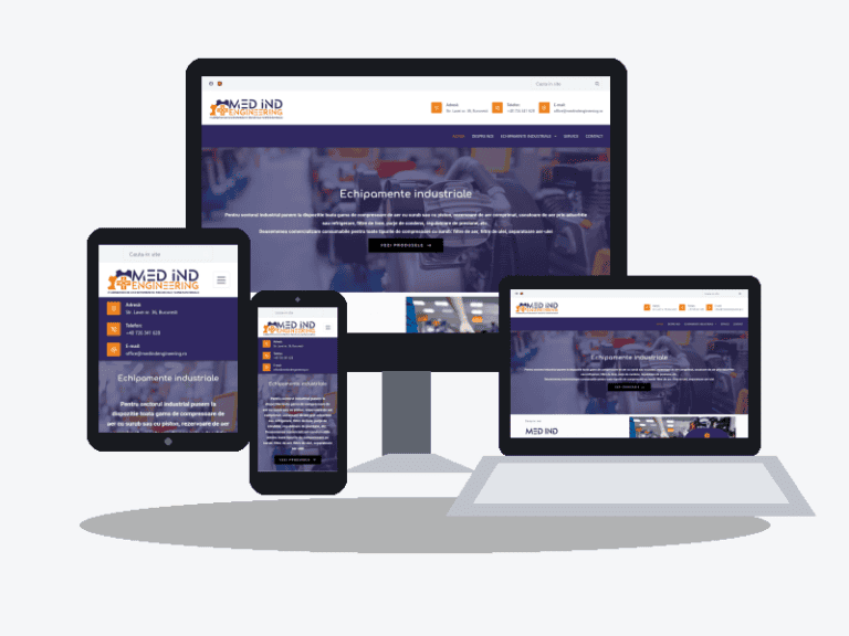 Site de prezentare MedIndEngineering.ro 3 Site de prezentare MedIndEngineering.ro realizat de agenția Terra Sacrae