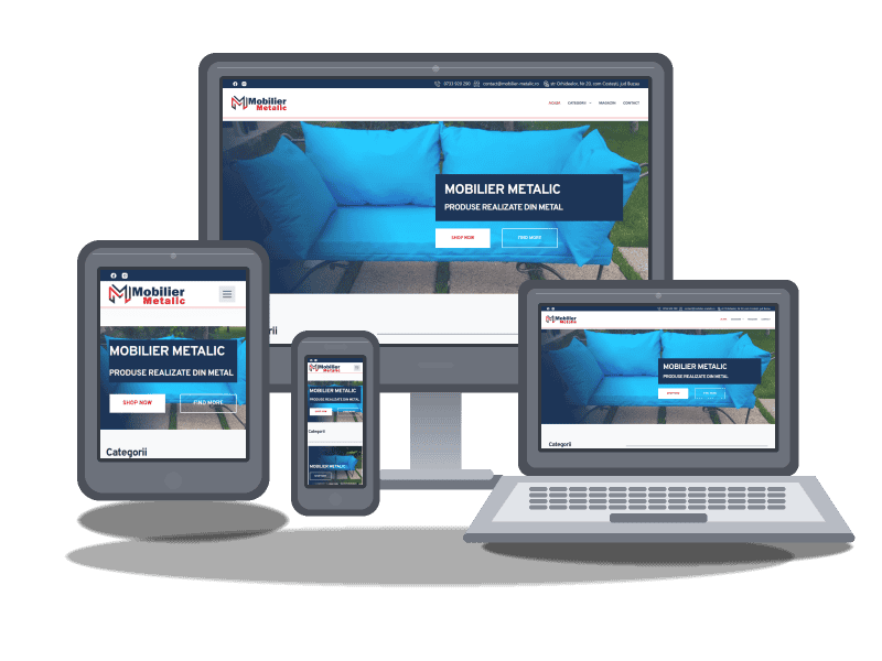 Magazin online mobilier-metalic.ro 31 Magazin online mobilier-metalic.ro realizat de Terra Sacrae