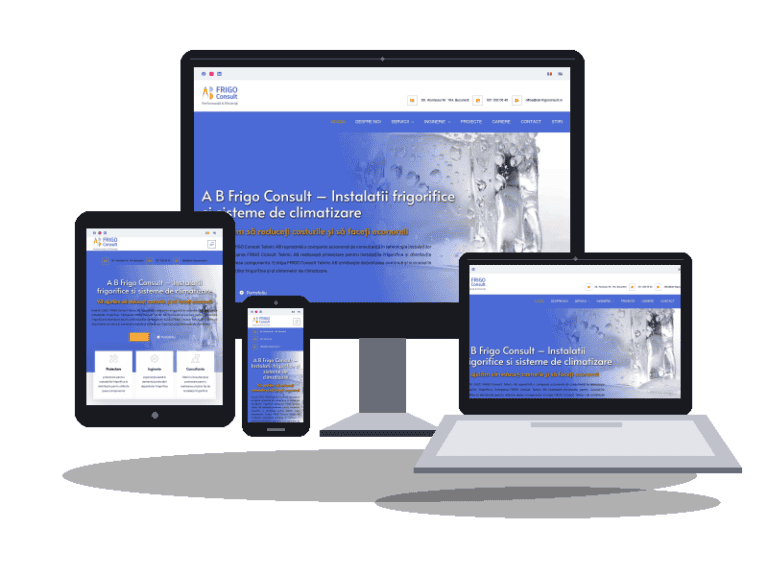 Site de prezentare AB-Frigoconsult.ro 3 site de prezentare AB-Frigoconsult.ro - instalatii frigorifice