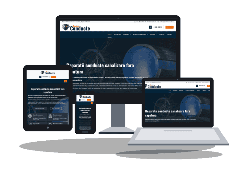 Doctor Conducte – site de prezentare 2 creare site de prezentare doctor conducte - reparatii canalizare