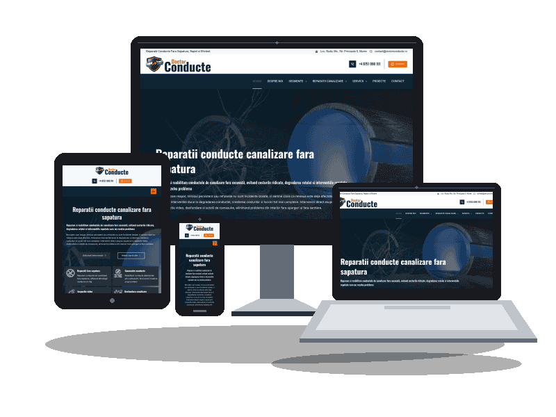 Doctor Conducte – site de prezentare 48 creare site de prezentare doctor conducte - reparatii canalizare