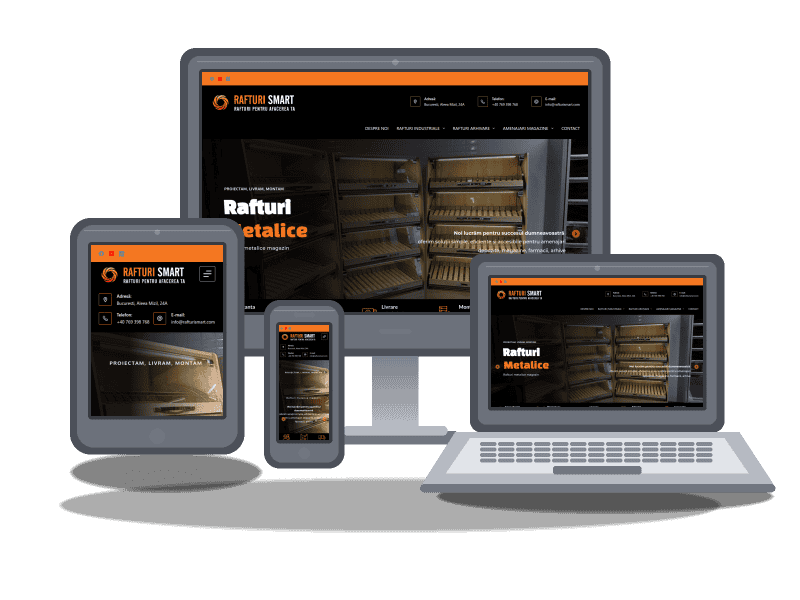 Rafturi Smart – site de prezentare 27 site de prezentare Rafturi Smart - proiect la cheie realizat de Terra Sacrae