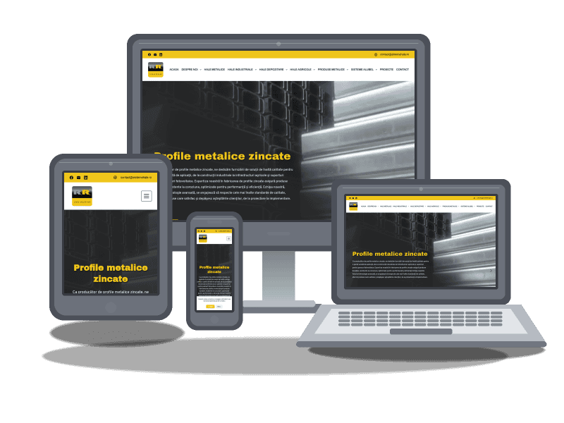 SistemeHale.ro – site de prezentare 2 site de prezentare SistemeHale.ro - proiect la cheie realizat de Terra Sacrae Agency