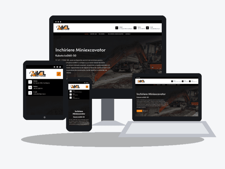 Site de prezentare Utilaje-Cluj.ro 6 site de prezentare Utilaje-Cluj.ro - SEO local si promovare online